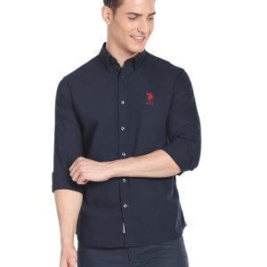 U.S. POLO ASSN. Cotton Men's Slim Fit Casual Style Shirt.